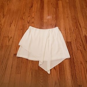Designer white skirt
